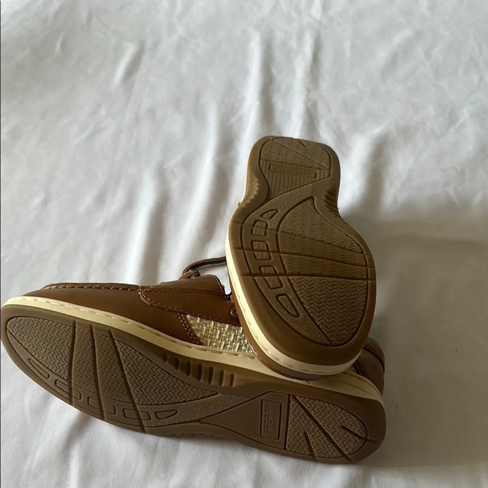 Sperry Brown Leather Boat Shoes
